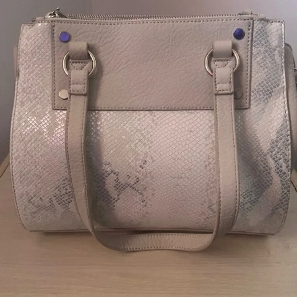 ENZO Angiolini Eb Namias Snakeskin print satchel